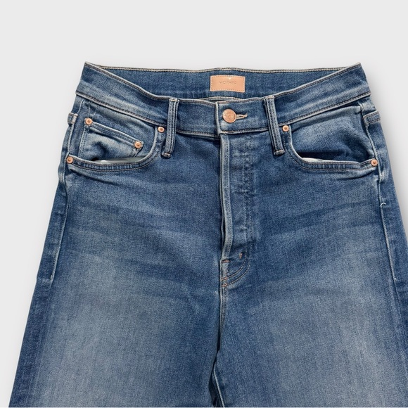 Mother The Tomcat Roller Fray Jeans in A Groovy Kind Of Love Size 27 - Picture 4 of 13